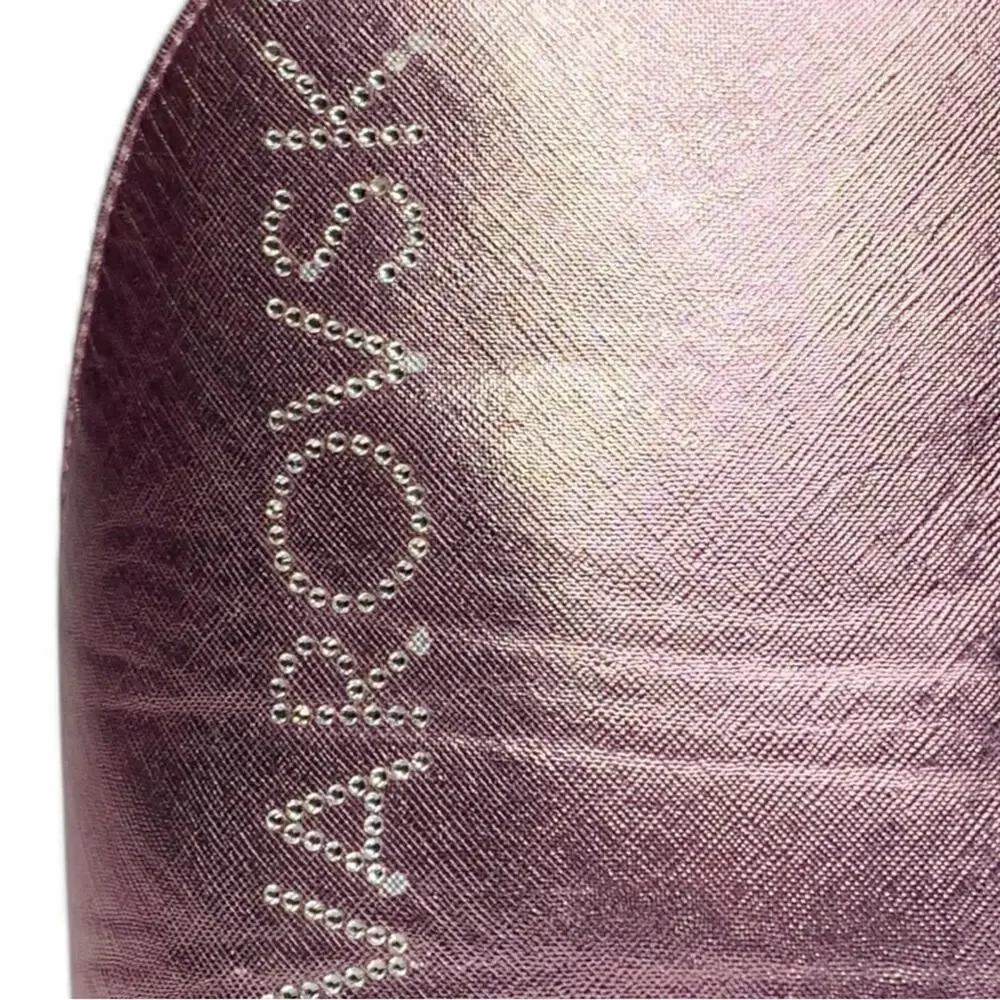 Swarovski Sparkling Logo Mini Backpack Bag Glitter Pink Bling Luxury Glam